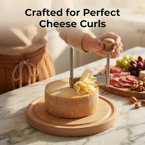 Flower Cheese Cutter Manual Rotating Cheese Shaver Tool