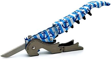 Pulltap's Genuine Collection Maritime 900 Waiter's Corkscrew – Double-Hinged Wine Key with Sliding Foil Cutter – Patented Design – Made in Spain – Nautic Ancora