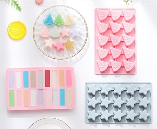 Watermelon Ice Cube Trays,Fruits Silicone Ice Trays,Ice Molds (Watermelon)