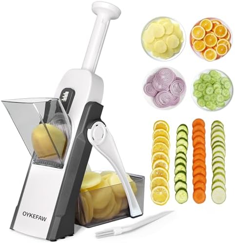 Safe Mandoline Slicer for Kitchen, Potato Slicer for Chips,Vegetable Cutter