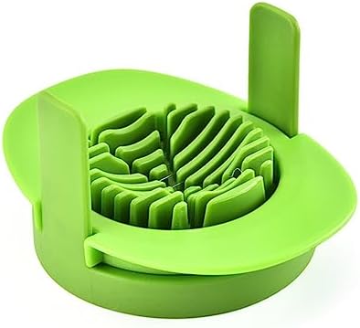 Hemoton Egg Slicer Stainless Steel Egg Cutter 4-in-1 Heavy Duty Strawberry Fruit Garnish Slicer Multifunction Egg Separator Kitchen Utensils Gadgets