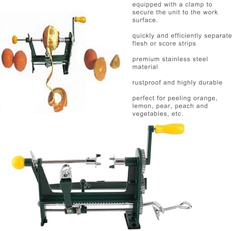 Orange Peeler Tool Quick Peeling Corer for Oranges, Easy-to-Use Orange Peeling Tool