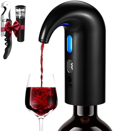 BLUBYEES Electric Wine Aerator and Automatic Wine Dispenser