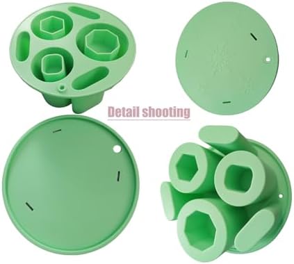 Ice Cube Trays for Stanley Cup 20 30 40 OZ Tumbler Ice Mold Heart Shape Silicone Ice Cube Tray with Lid, Stanley Ice Mold and Maker Ice Cube for Cocktails, Whisky, Juice (Other, Green)