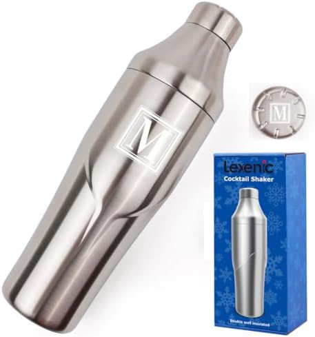 Lexenic 24oz Double Wall Vacuum Insulated Cocktail Shaker-M