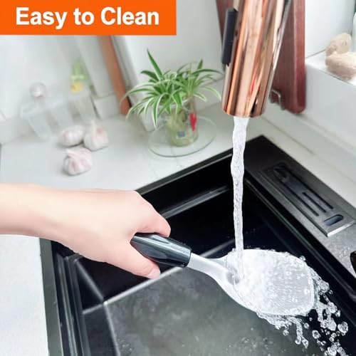 Ice Cream Spade,Ice Cream Paddle for Hard&Creamy Ice Cream,Stainless Steel Flat Ice Cream Scoop with Plastic Handle,Heavy Duty Ice Cream Spade Scoop,Durable Bend Proof Ice Cream Scooper Butter Cutter