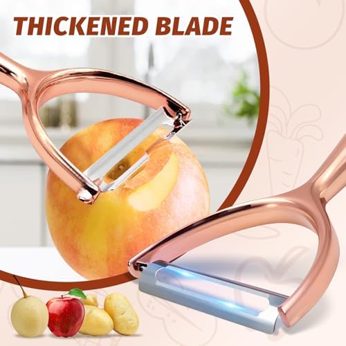 SHIKORI Vegetable Peeler, Y Peeler, Premium Potato Peelers for Kitchen