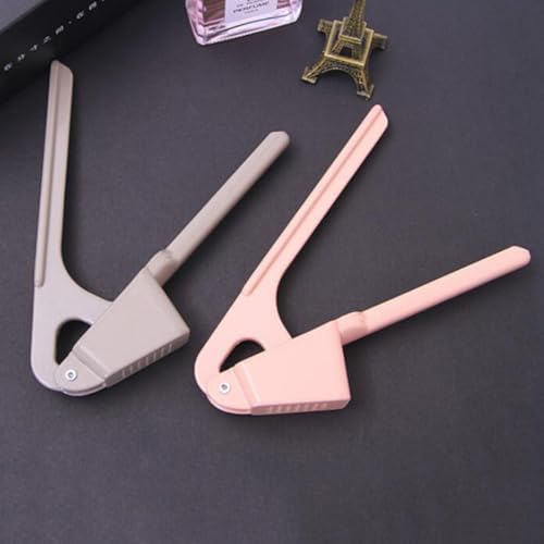Multifunction Pink Alloy Garlic Press and Mincer Crusher with Peeling Function, Sturdy Kitchen Garlic Presser for Easy Crushing and Slicing, for Home Cooking and Food Preparation