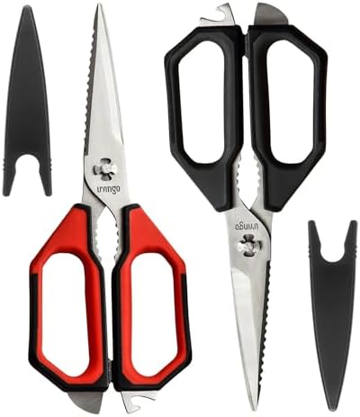 LIVINGO Kitchen Scissors Set Stainless Steel Food Shears