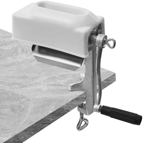 Meat Tenderizer Tool Heavy Duty Manual Meat Tenderizer Cuber Tool Steak Flatten Cuber Commercial Clamp on Meat Tenderizer Kitchen Tool Rolling Meat Poultry Tenderizer Machine
