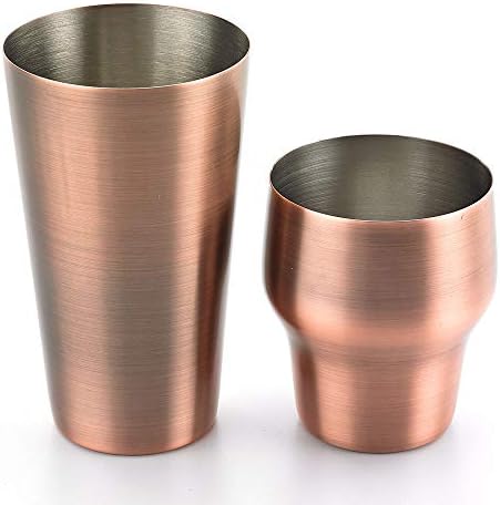Barfly Cocktail Shaker Set, 24oz (700 ml), Antique Copper