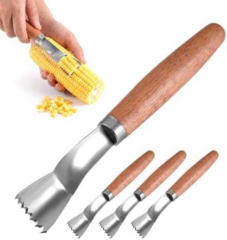 Corn Peeler, Corn on The Cob Stripper Tool Kitchen Gadget, 3PCS