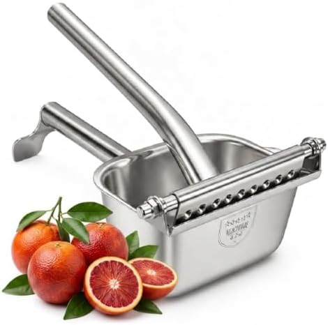 Large Lemon Squeezer, 304 Stainless Steel Citrus Juicer, Heavy duty Manual Juicer For Citrus, Orange, lemon and Other Fruit