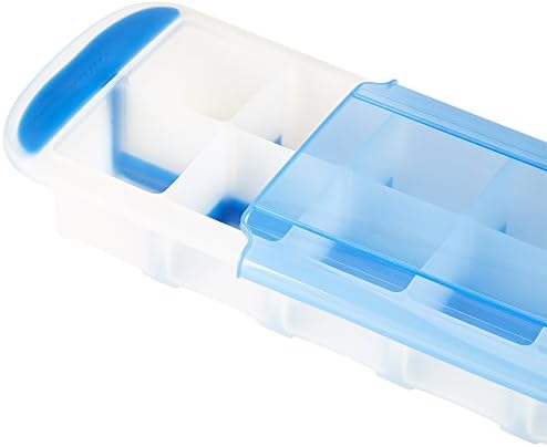 GoodCook Touch Prep and Freeze Ice Tray, 2-oz. Cubes, Stackable with Slide-off Cover