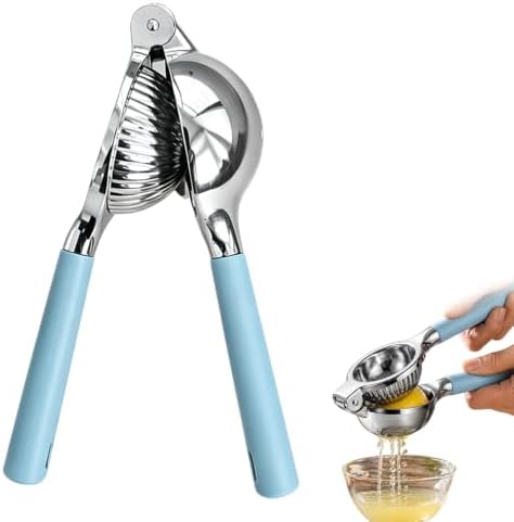 Heavy-Duty Stainless Steel Lemon Squeezer, Effortless Citrus Juicing with Ergonomic Handles, Ideal for Home Kitchens & Bar Use，1pcs