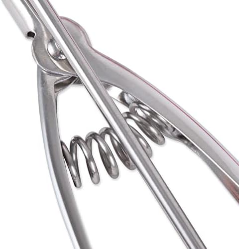 RSVP International Endurance Kitchen Collection Spring Release Measured Cookie Dough Scoop, Multi-Use for Cupcake, Muffin Batters, Stainless Steel and Dishwasher Safe, #40, 1-3/4 TBS