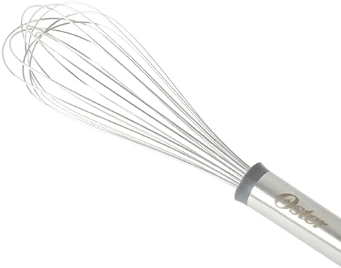 Oster Chadswyck 12.4” Stainless Steel Whisk, Balloon Whisk for Mixing, Beating & Whipping, Ergonomic Handle, Dishwasher Safe