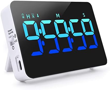 PERSUPER Kitchen Digital Timer, Count Down Up, Rechargeable, Vibration Mode