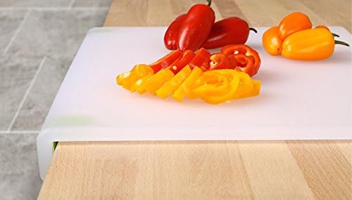 Dexas 431-22-383 Kitchen Workboard/Cutting Board, 12.5 by 17", Natural/Green