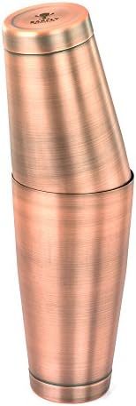 Barfly Cocktail Tin, Set (18 oz and 28 oz), Antique Copper
