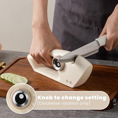 Knife Sharpener for Kitchen 5‑Stage Sharpener for Knives & Scissors