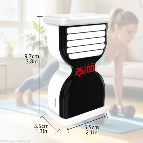 Visual Digital Hourglass Timer, Productivity Flip Timer