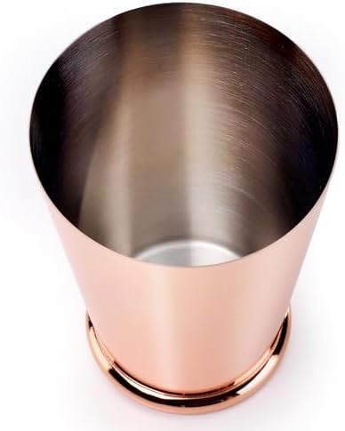 Barfly Cocktail Shaker with Weighted Bottom, Deluxe 18 oz, Copper
