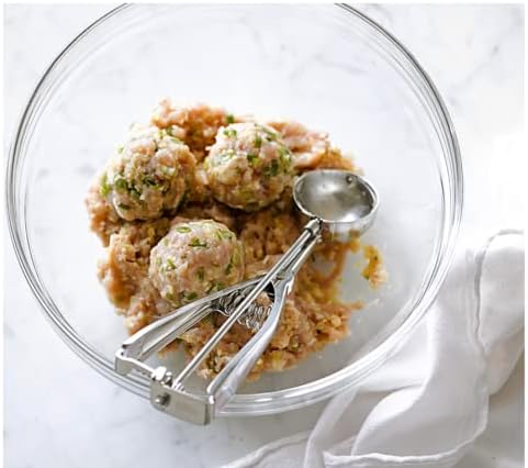 Piazza Stainless Steel Multipurpose Ice Cream Scoop,Capacity 1/30 Lt, Scoop Diameter 5.2 cm or 2 Inch