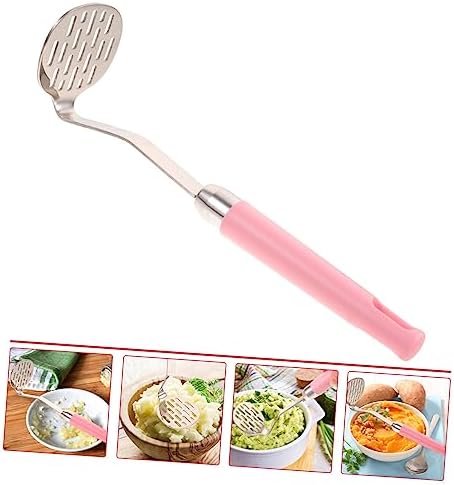 Food-grade Stainless Steel Potato Masher with Comfortable Grip Manual Tool for Potatoes Carrots and Fruits Easy to Use Kitchen Utensil for Home Cooking