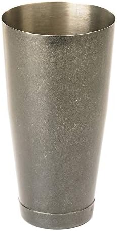 Barfly Cocktail Tin, Large 28 oz (828 ml), Vintage Black