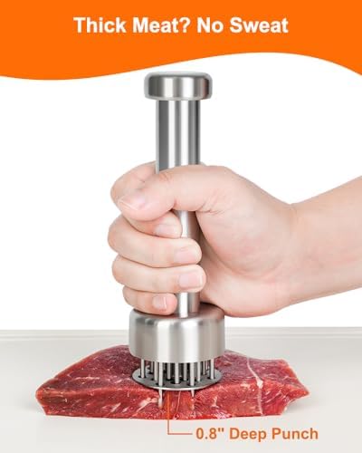 Brigii Meat Tenderizer Tool, 304 Stainless Steel Needle Tenderizer