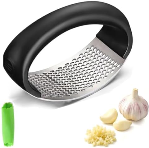 Garlic Crusher,2026 Upgraded Stainless Steel Garlic Crusher,Home Kitchen Utensils Portable Manual Garlic Crusher,Home & Kitchen Garlic Press.（1 pcs）