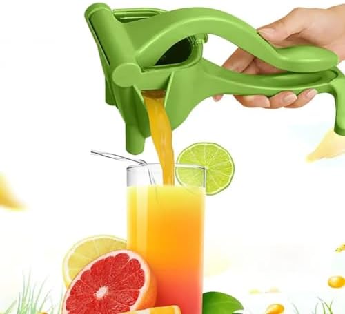 Ailsion Stainless Steel Juice Press, Heavy Duty Manual Fruit Juicer, Orange Squeezer Hand Press