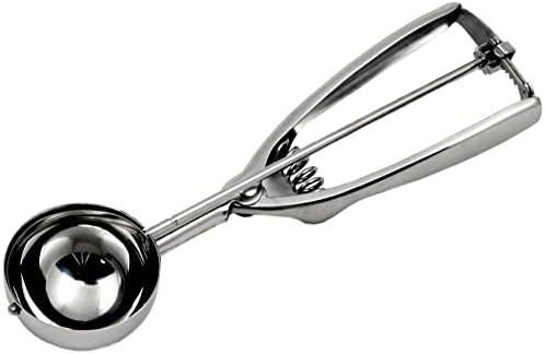 Chef Craft Heavy Duty Medium Ice Cream/Cookie Dough Scoop, 2.25 inch Diameter, Stainless Steel