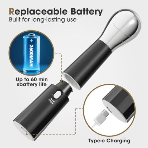 Snuggery Heated Ice Cream Scoop with LED Display, Gift for Ice Cream Lovers
