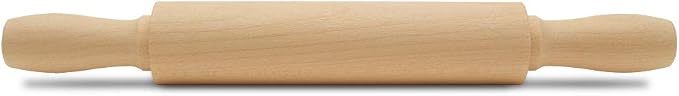 Wooden Mini Rolling Pin, 7 Inches Long, Pack of 50, Perfect for Fondant, Pasta, Baking in the Kitchen, Crafting, by Woodpeckers