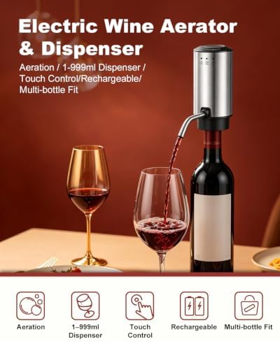 Wine Aerator Pourer Spout – Oxygenation, Drip‑Free, Fits All Bottles