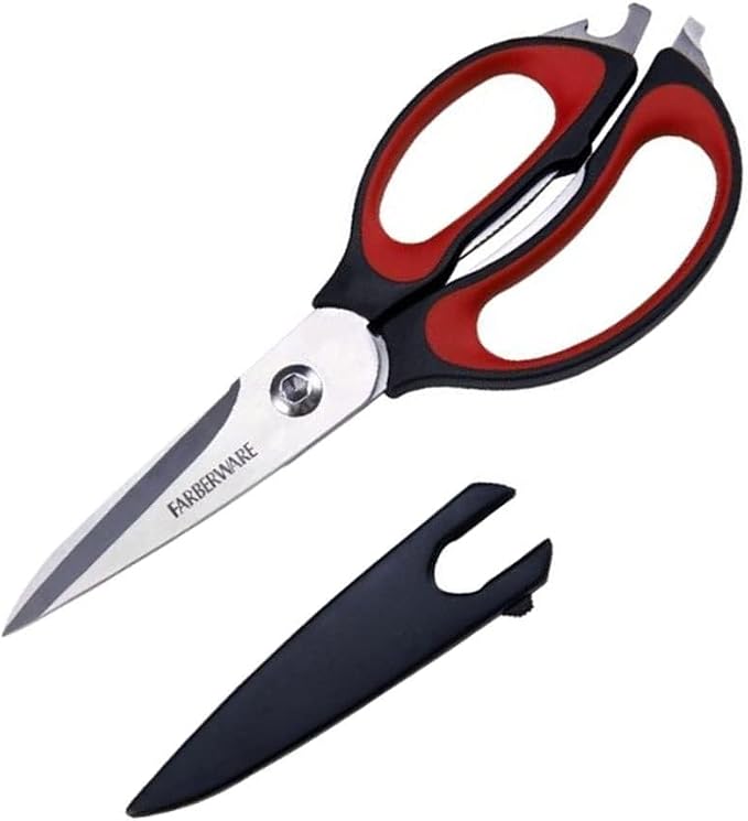 Farberware 4-In-1 Kitchen Shears - Red, 2-Piece