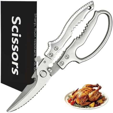 Heavy Duty Poultry Shears, Multi-functional Kitchen Scissors