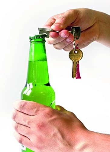 Suck UK Bottle Opener Keyring - Bottle Opener Keychain - Bar Accessories - Birthday Gifts - Beer Openers - Man Cave Gifts - Beer Keyring - Home Bar Tools - Cool Gadgets Men - Stocking Fillers For Men