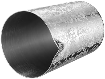 Unbreakable Cocktail Mixing Glass,Stirring Tin, Bar Mixing Pitcher with Spirit Pattern, 17-ounce / 500ml (Spirit Silver)