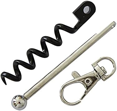 Multi-Tool Corkscrew Keychain Portable Red Wine Bottle Opener Set of 4