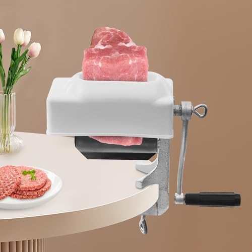 Manual Meat Tenderizer Tool, Heavy Duty Meat Tenderizer Cuber, Meat Cuber Tenderizer Machine for Beef, Pork, Chicken, Mutton