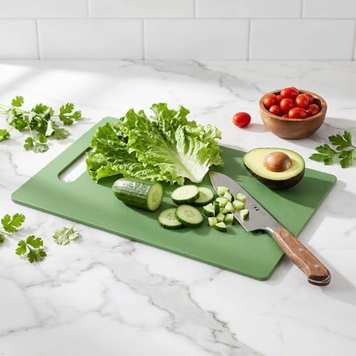 4-Piece Small Plastic Cutting Board with Handles