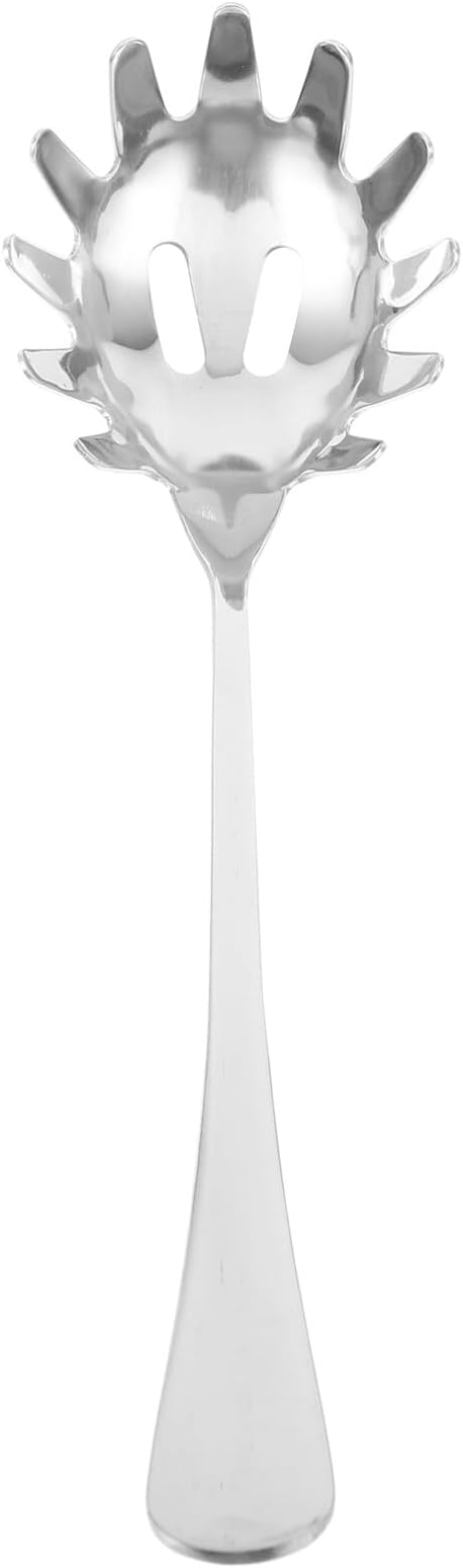 9.4 Inch Stainless Steel Pasta Spoon,Spaghetti Spoon Noodle Fork Pasta Dumpling Egg Scoop for Home Restaurant Bar Kitchen Cooking Tools