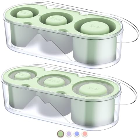 2PC Silicone Ice Mold for Stanley Cup 30 40oz, Tumbler Ice Maker