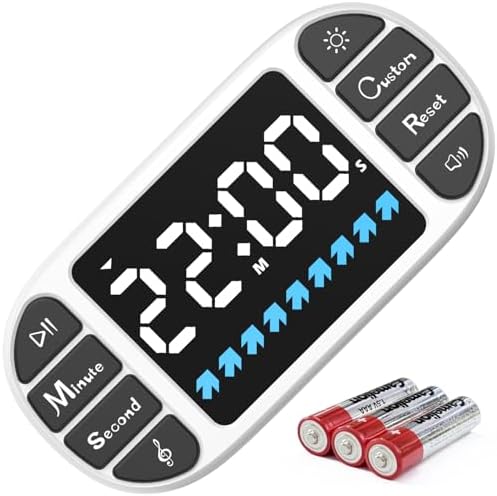 DOOMAY Magnetic Digital Kitchen Timer for Classroom Countdown