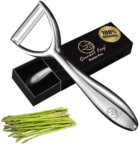 Gourmet Easy Vegetable Peeler Ultra Sharp Stainless Steel Blade (Y Peeler)