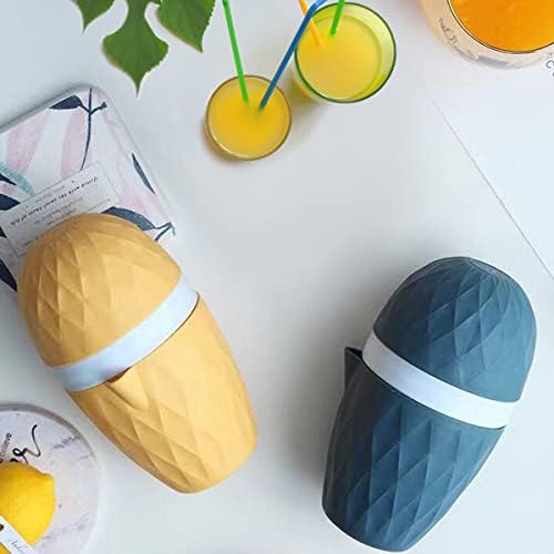 Citrus Juicer Lemon Squeezer, Manual Hand Orange Juicer Squeezer, Fruit Press for Orange, Lemon, Citrus, Grape Juice(Yellow)