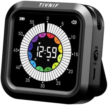 Visual Timer for Kids with Color Display Kitchen Timer 1500mAh Battery